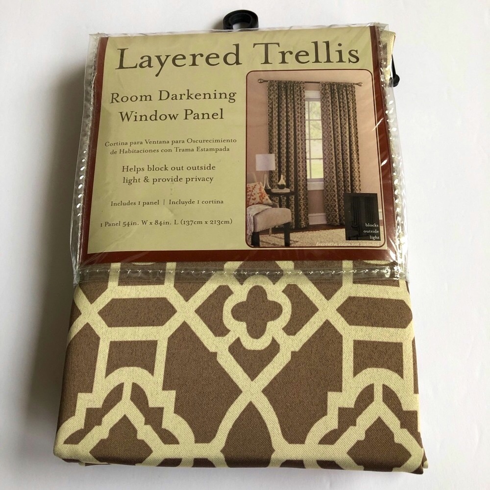 NEW Window Curtain Room Darkening, 84”, 1 Panel